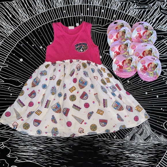 Tucker + Tate Other - Cute hippie adventure themed girl’s dress size 4 + Disney princess extras